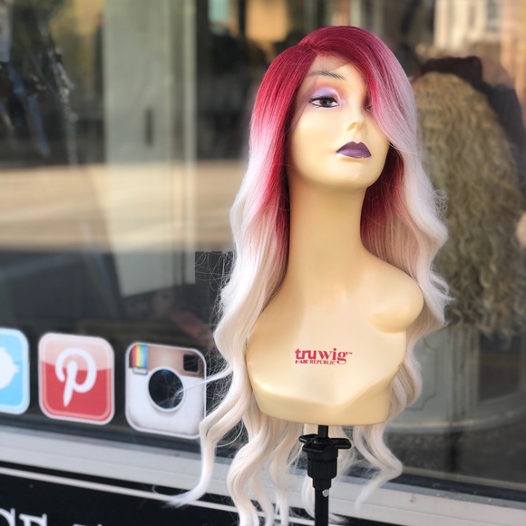 Red Beach Waves Wig 2020 Halloween Back in stock - Picture 4 of 8